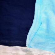 Paréo de plage Lola, bleu/turquoise